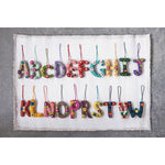 Wool Felt Embroidered Alphabet Ornament - Eden Lifestyle