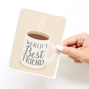 World's Best Friend Greeting Card - Eden Lifestyle