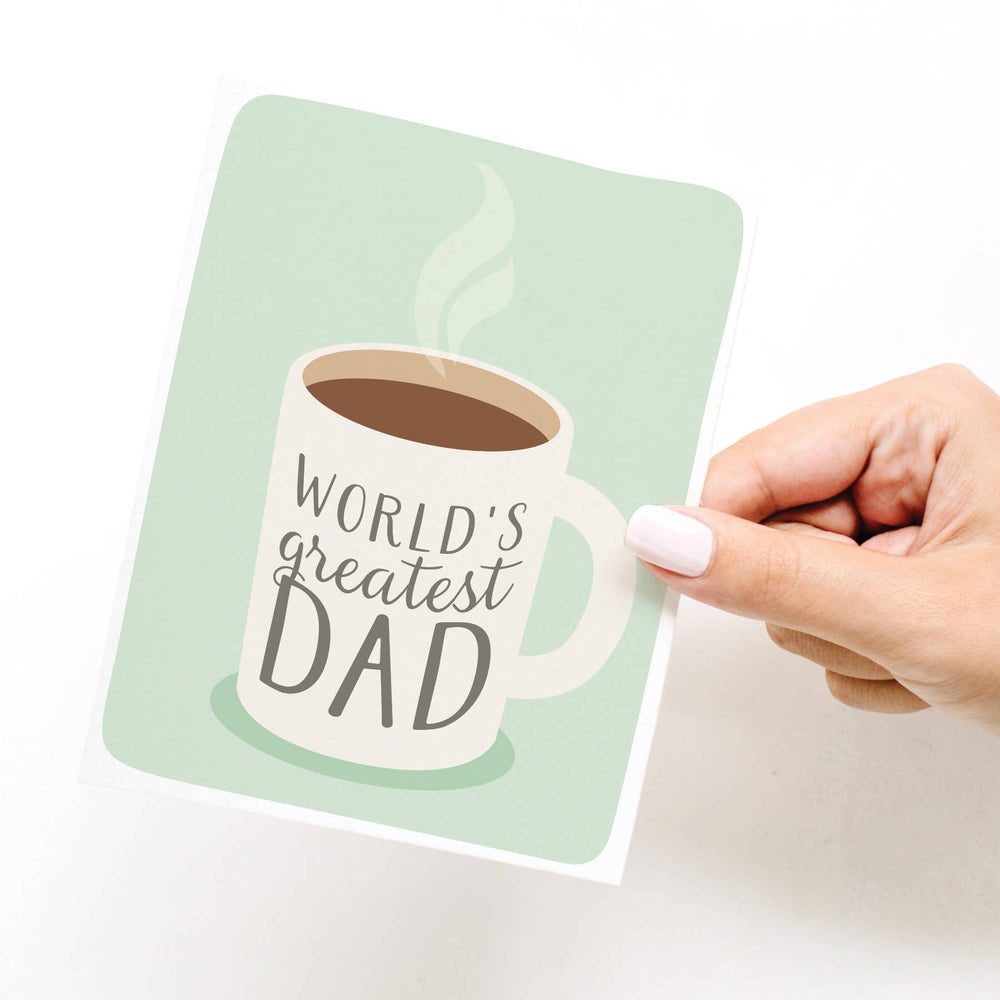 World's Greatest Dad Greeting Card - Eden Lifestyle
