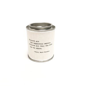 Shine Travel Candles - pick from 14 quotes - Eden Lifestyle