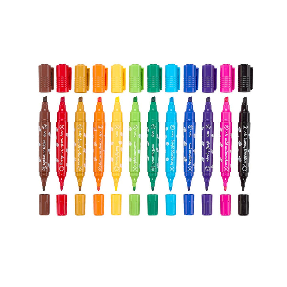 Yummy Yummy Scented Markers - Set of 12 - Eden Lifestyle