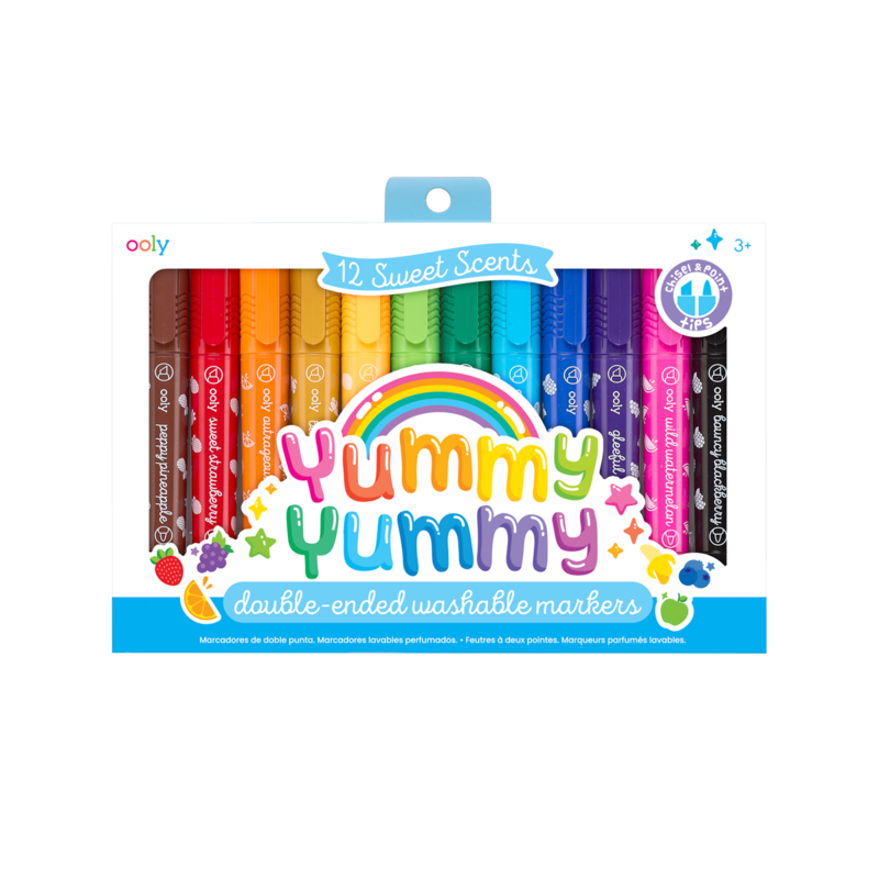 Yummy Yummy Scented Markers - Set of 12 - Eden Lifestyle