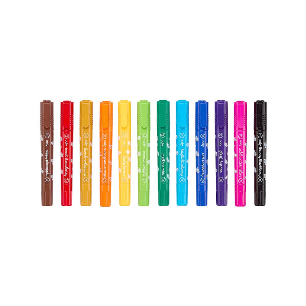 Yummy Yummy Scented Markers - Set of 12 - Eden Lifestyle