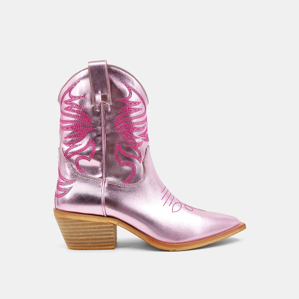 Zen Pink Cowboy Boot - Eden Lifestyle