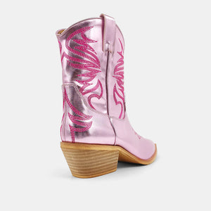 Zen Pink Cowboy Boot - Eden Lifestyle