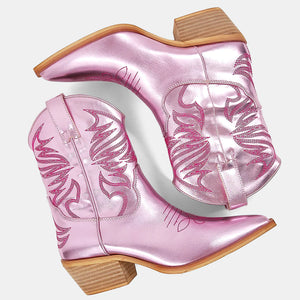 Zen Pink Cowboy Boot - Eden Lifestyle