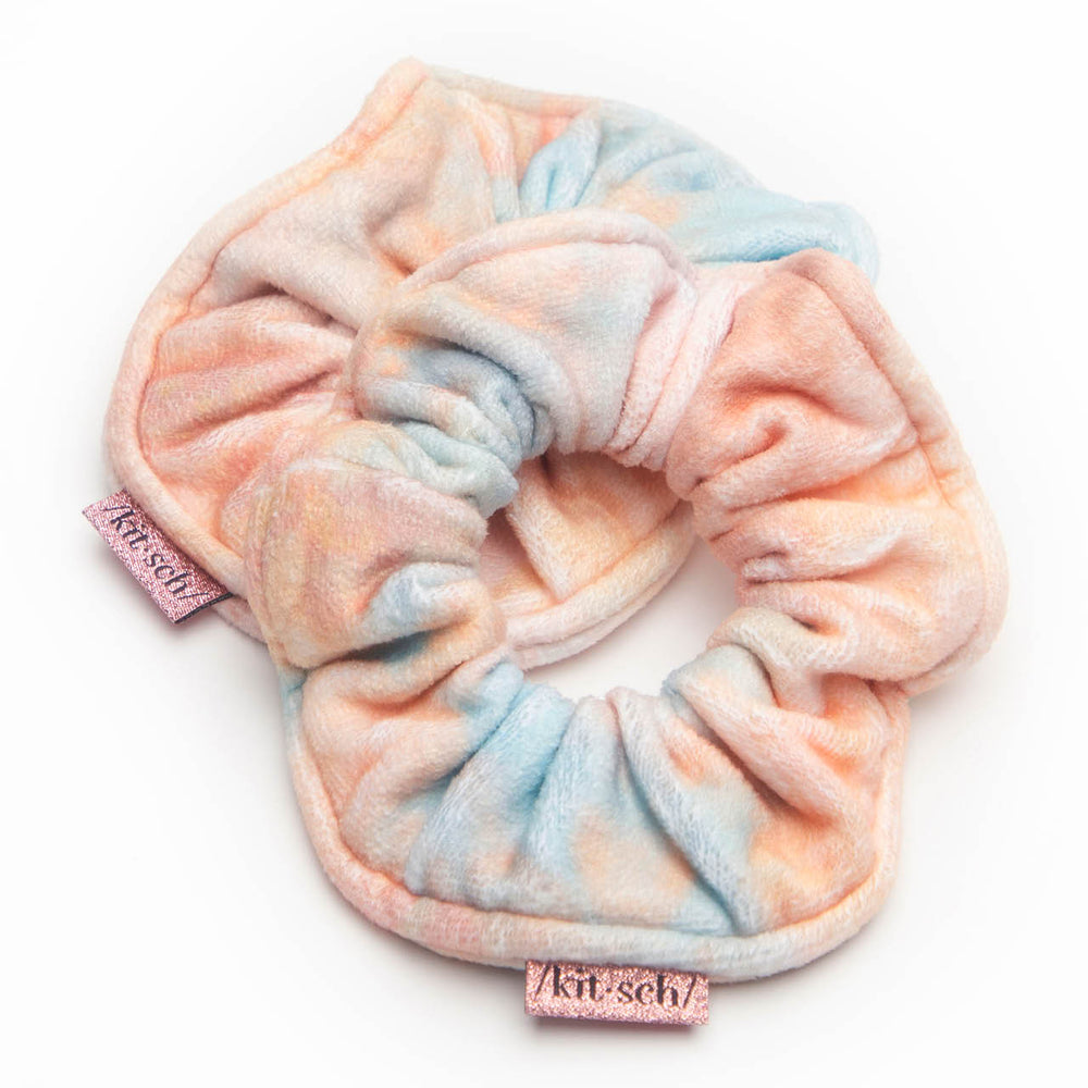 Microfiber Towel Scrunchies - Sunset Tie Dye - Eden Lifestyle