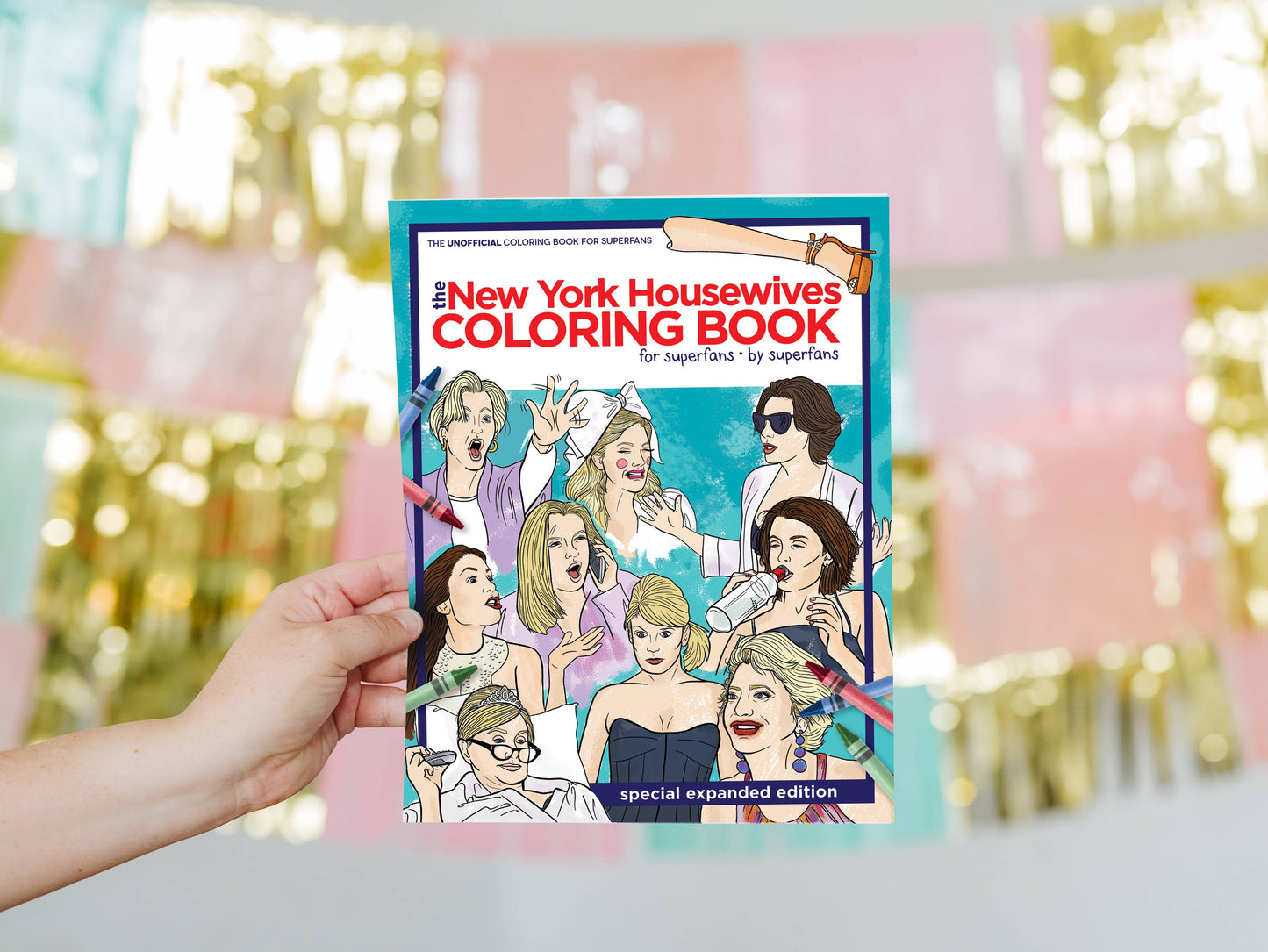 Hello Harlot, Gifts - Puzzles & Games,  RHONY Coloring Book