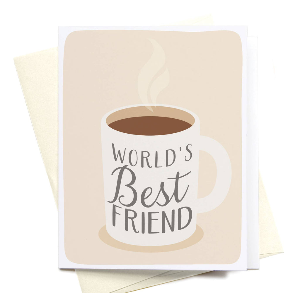 World's Best Friend Greeting Card - Eden Lifestyle