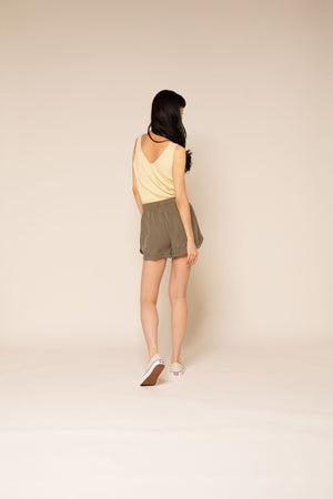 Wanderwell Olive Shorts - Eden Lifestyle
