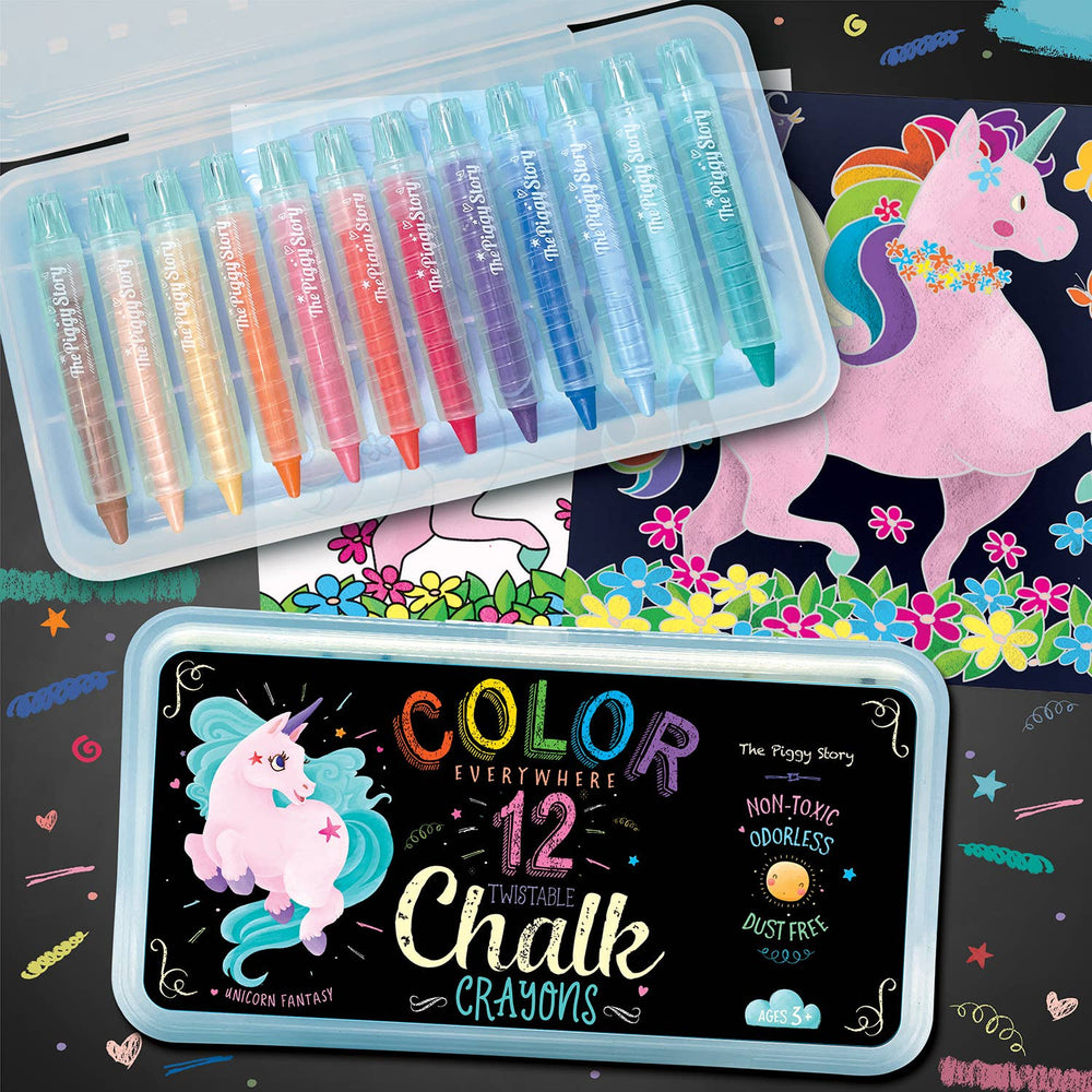Dry Erase Twistable Crayons- Unicorn Fantasy - Eden Lifestyle