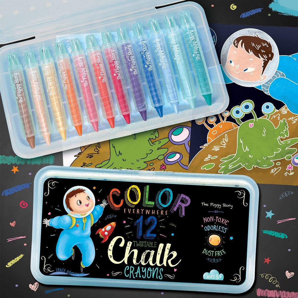 Dry Erase Twistable Crayons- Space Adventure - Eden Lifestyle