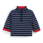 Jojo Maman Bebe, Baby Boy Apparel - Shirts & Tops,  Navy Stripe Sweatshirt