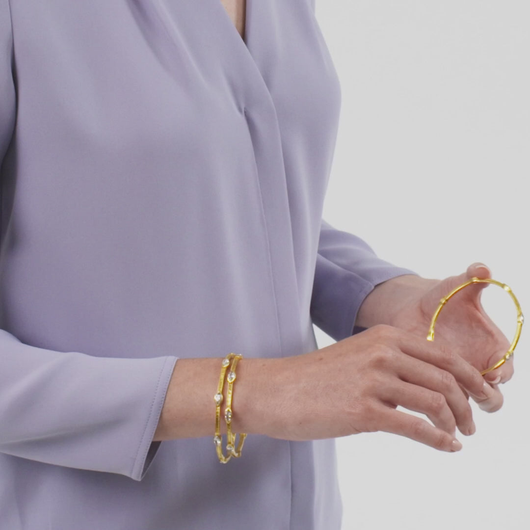Julie Vos Monaco Bangle Cubic Zirconia