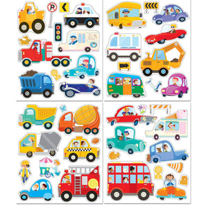 Cars & Trucks Sticker Activity Tote - Eden Lifestyle