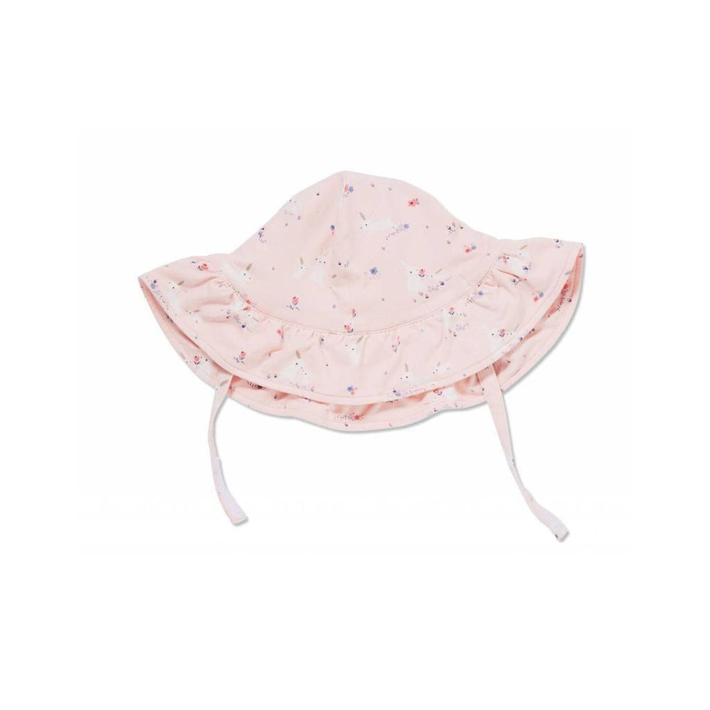 Angel Dear, Accessories - Hats,  Angel Dear Pink Baby Bunnies Sun Hat
