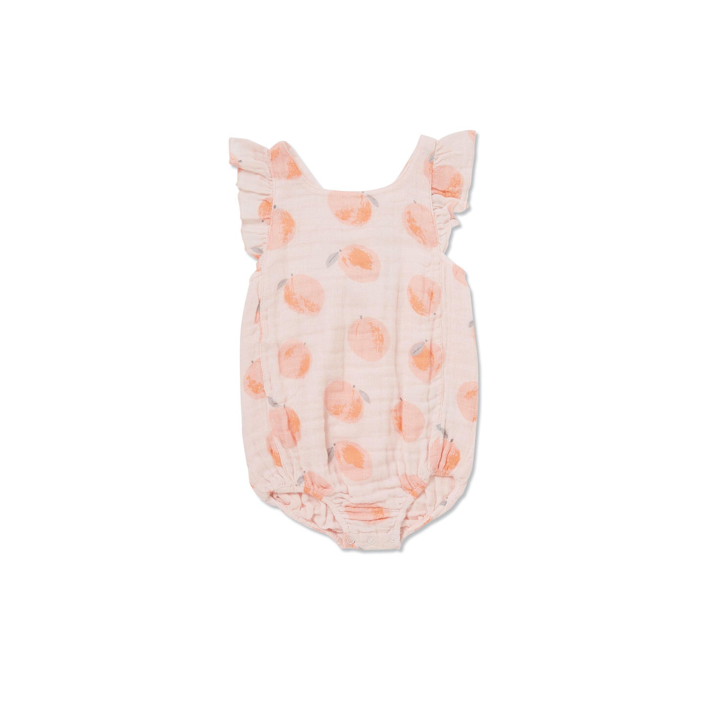 Angel Dear, Baby Girl Apparel - One-Pieces,  Angel Dear Peachy Muslin Sun suit