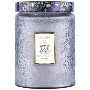 Voluspa, Home - Candles,  Voluspa - Apple Blue Clover - Large Jar Candle