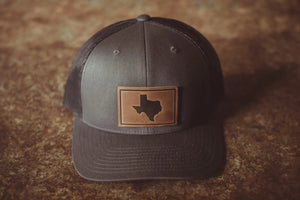Texas State Charcoal Hat - Eden Lifestyle