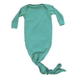 Aspen Lane, Baby Girl Apparel - Pajamas,  Aspen Lane Baby Knotted Gown - Kelly Green