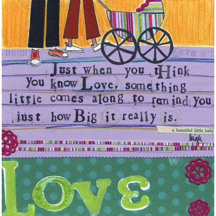 Curly Girl Design, Gifts - Greeting Cards,  Baby Love Greeting Card