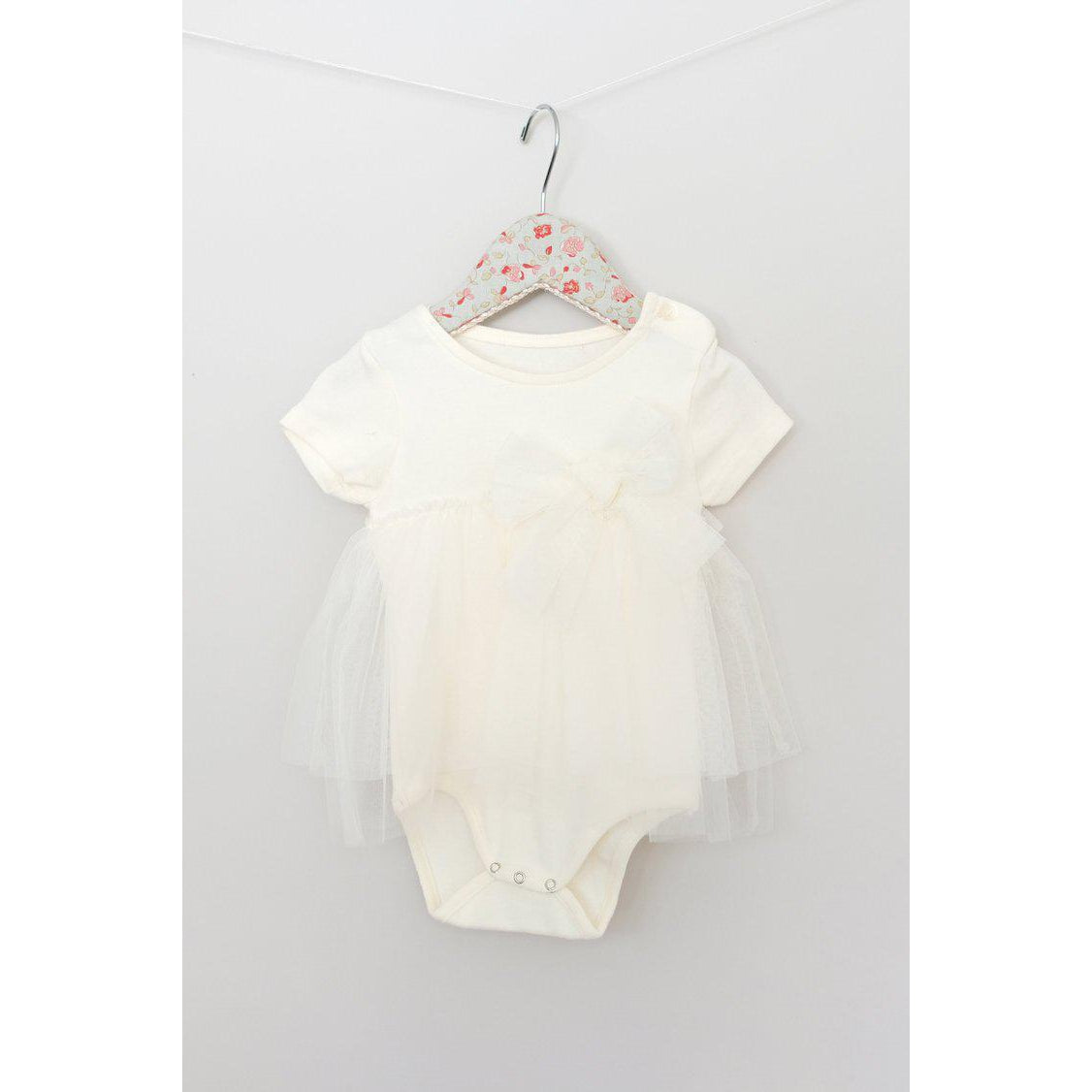 Mae Li Rose, Baby Girl Apparel - Dresses,  Mae Li Rose Bow Tulle Onesie Dress
