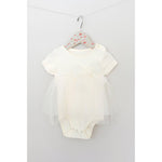 Mae Li Rose, Baby Girl Apparel - Dresses,  Mae Li Rose Bow Tulle Onesie Dress