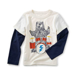 Tea Collection, Boy - Tees,  Backbeat Bear Graphic Tee