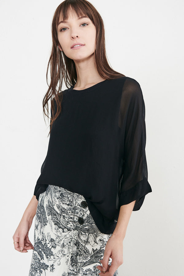 Week&, Women - Shirts & Tops,  Barbara Sheer Knit Top