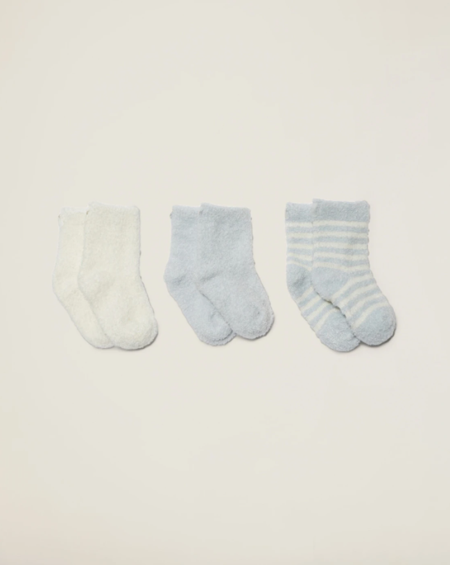 CozyChic Lite® Infant Blue Sock Set - Eden Lifestyle