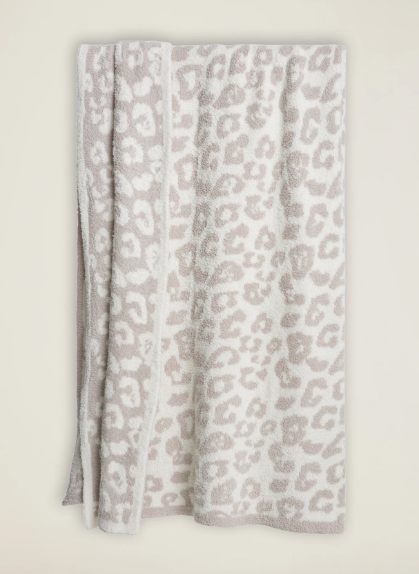 CozyChic® Barefoot in the Wild® Cream Stone Throw - Eden Lifestyle