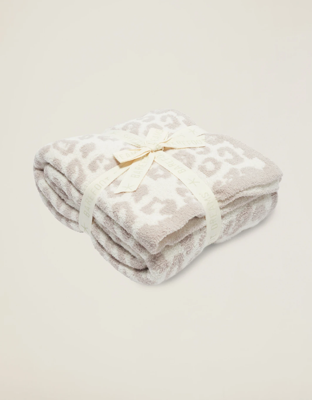 CozyChic® Barefoot in the Wild® Cream Stone Throw - Eden Lifestyle