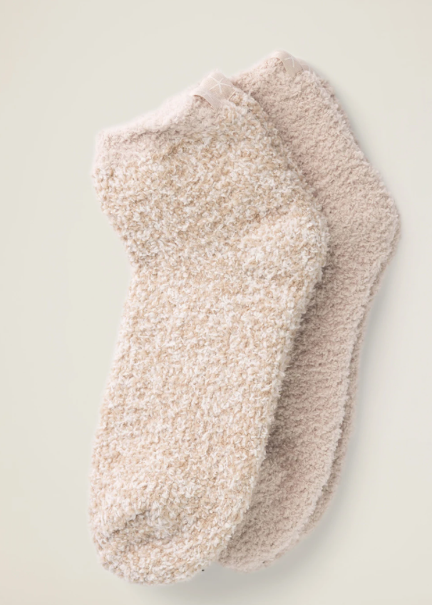 CozyChic® 2 Pair Stone Tennis Sock Set - Eden Lifestyle