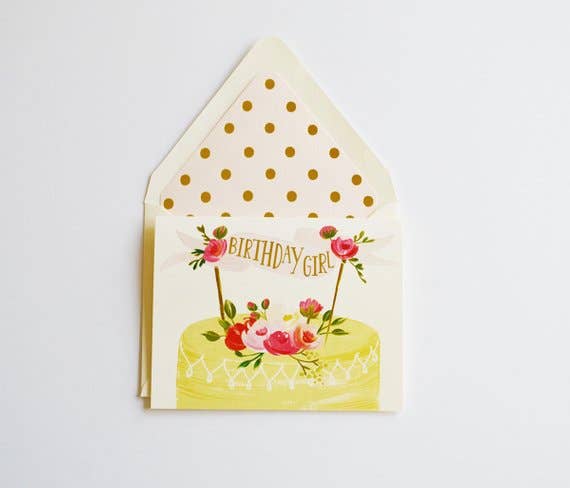 Birthday Girl Greeting Card - Eden Lifestyle