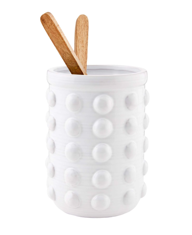 Mud Pie Studded Utensil Crock - Eden Lifestyle