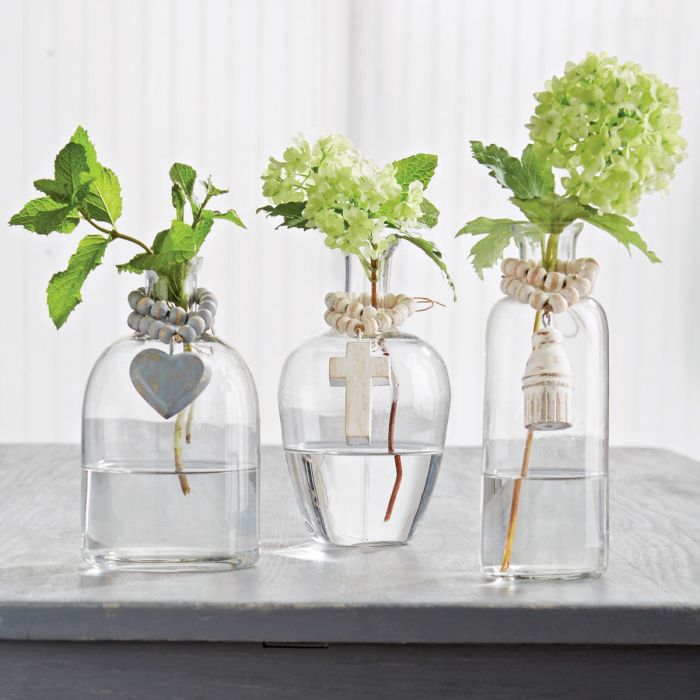 Mud Pie, Home - Decorations,  Mud Pie - Blessings Bead Bud Vase