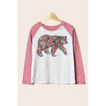 Eden Lifestyle, Girl - Tees,  Bear Baseball Tee