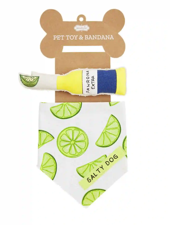 Mud Pie Pet Toy and Bandana Set - Eden Lifestyle