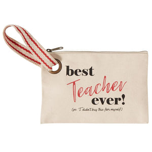 Mud Pie, Gifts - Other,  Teacher Wristlet Pouch