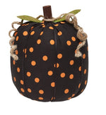 Collins, Home - Decorations,  Black Dot Medium Pumpkin