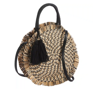 Black Fringe Tote - Eden Lifestyle