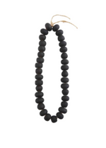 Mud Pie Black Glass Beads - Eden Lifestyle