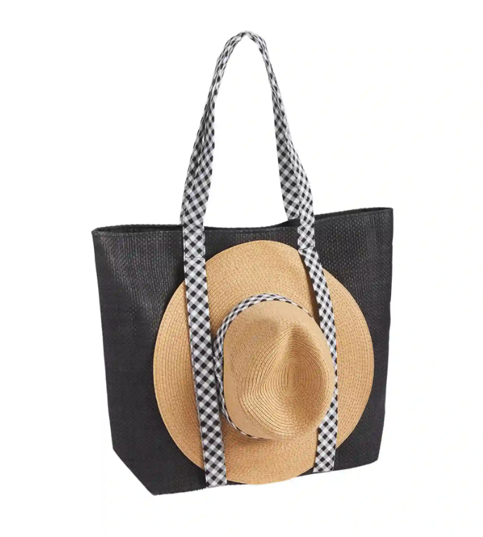 Mud Pie Tote Bag and Sun Hat Set - Eden Lifestyle