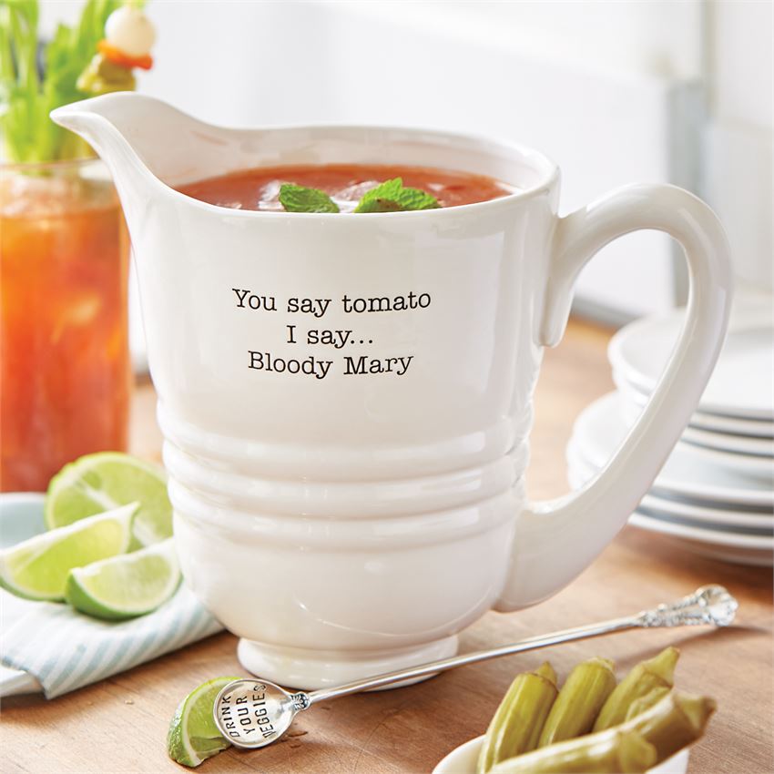 Mud Pie, Home - Serving,  Mud Pie - Bloody Mary Pitcher Set