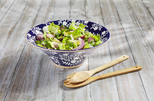 Mud Pie Blue Indigo Serving Bowl Set - Eden Lifestyle