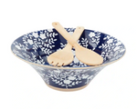 Mud Pie Blue Indigo Serving Bowl Set - Eden Lifestyle