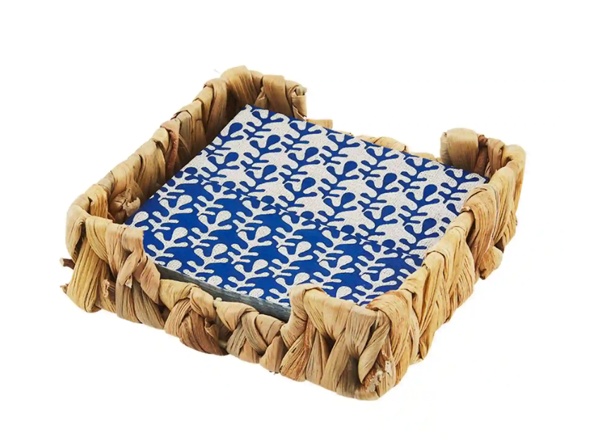 Mud Pie Napkin Basket - Eden Lifestyle