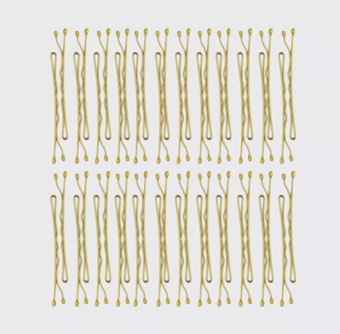 Bobby Pins 45pc (Blonde) - Eden Lifestyle