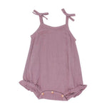 Loved Baby, Baby Girl Apparel - One-Pieces,  L'oved Baby Organic Muslin Ruffle Bodysuit in Lavender