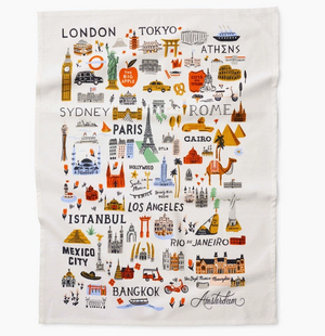 Bon Voyage Tea Towel - Eden Lifestyle